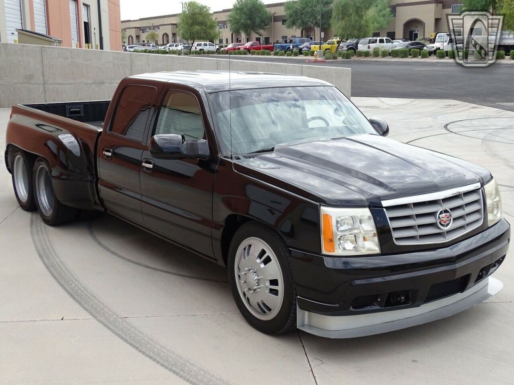 Dual-dually Cadillac Escalade custom pickup