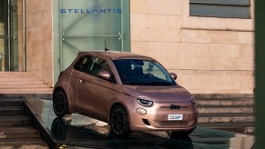 A view of the historical FIAT plant in Turin, Italy, on January 18, 2021. The historical FIAT plant of Mirafiori. Stellantis just signed a deal with Samsung SDI to co-produce battery modules for future battery electric vehicles.