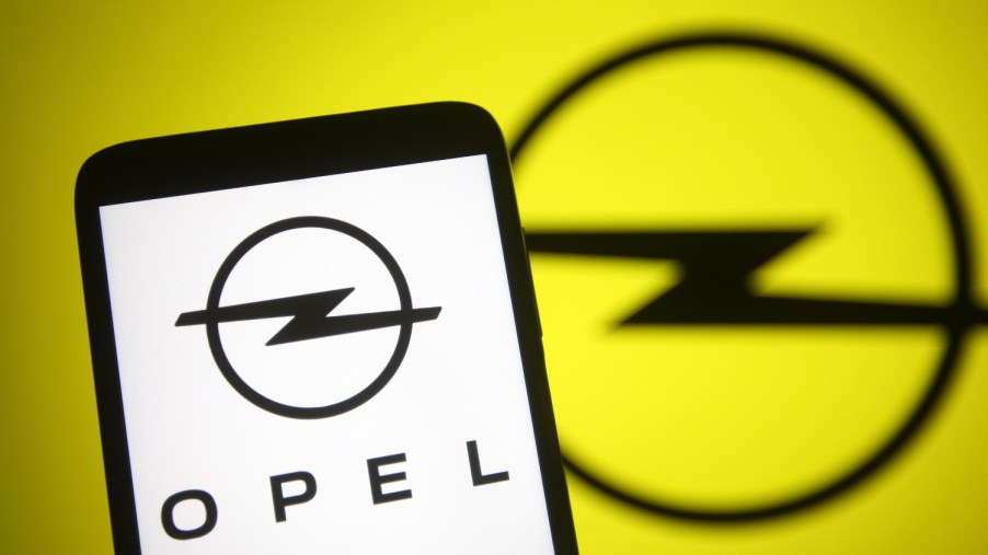 The Opel logo, owned by Stellantis