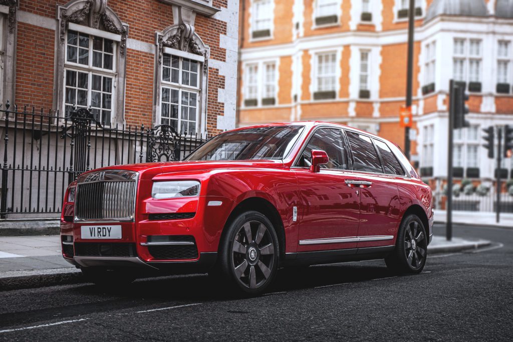 This is a photo of a Rolls-Royce Cullinan parked on the street in London. A head-to-head with the Jeep Grand Wagoneer made some of the British SUVs shortcomings clear. | Martyn Lucy/Getty Images