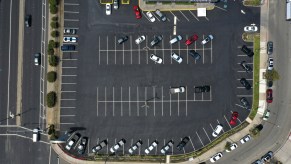 A car lot sits empty in the midst of the chip shortage, says Wall Street Journal