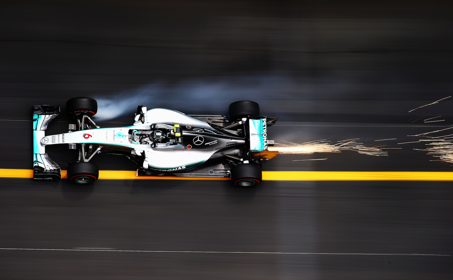 Nico Rosberg driving for Mercedes GP. The Formula 1 car weight is dictated by a minimum set by officials. | Mark Thompson/Getty Images
