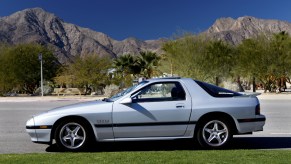 A vintage Mazda RX-7 is the ideal car these days