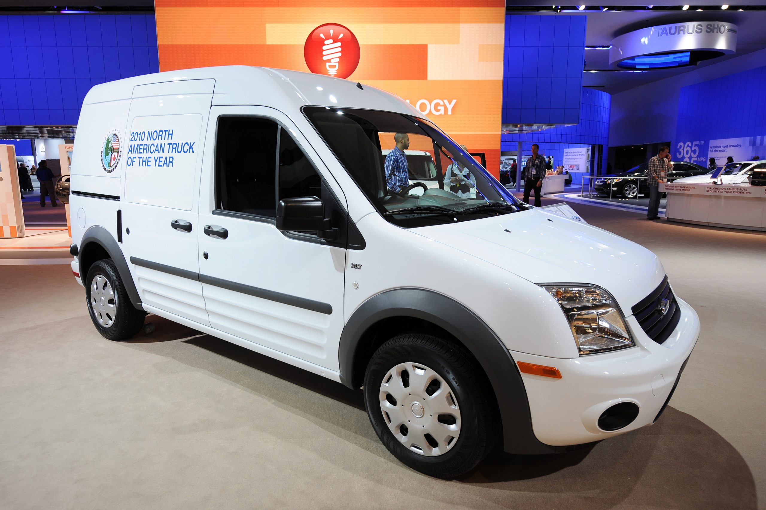 The Ford Transit Connect at the auto show