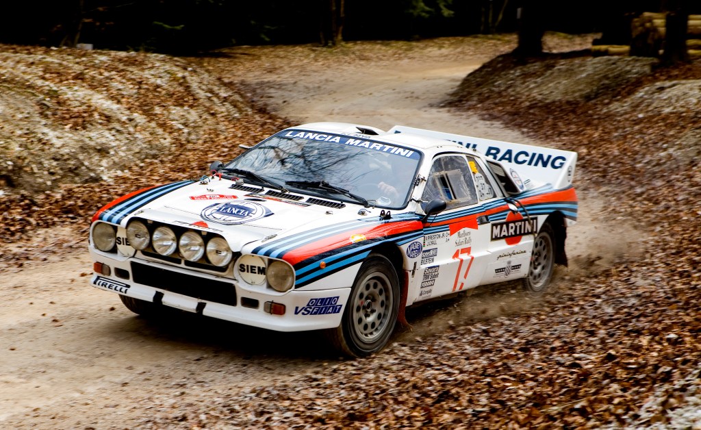 1983 LANCIA RALLYE 037. THE LANCIA 037 WON THE MANUFACTURERS' TITLE IN 1983, THE LAST 2WD CAR TO DO SO. GOODWOOD FESTIVAL OF SPEED PRESS DAY 18TH MARCH 2010