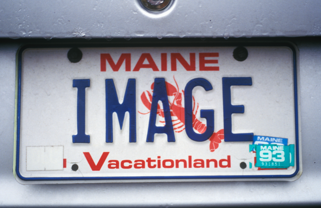 Maine vanity plate
