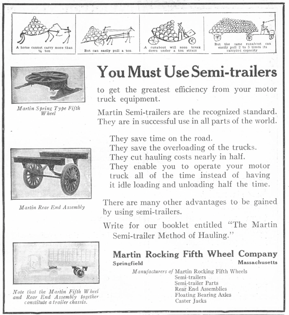 Martin Rocking Fifth-Wheel Company Original Advertisement