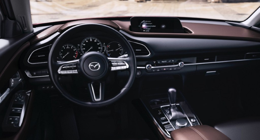 The 2021 Mazda CX-30 interior.