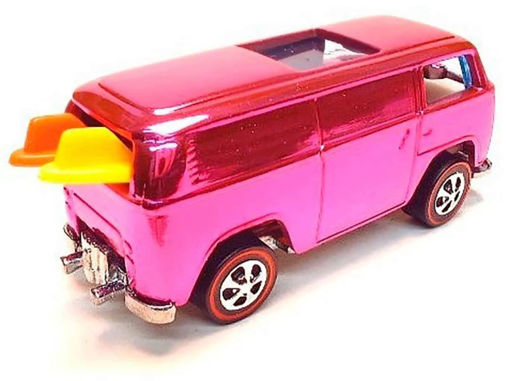 The 1969 Pink VW Beach Bomb is the rarest and most expensive Hot Wheels car in existence. 