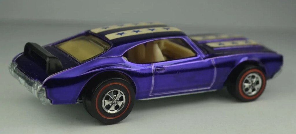 the 1971 Purple Olds 442 Hot Wheels