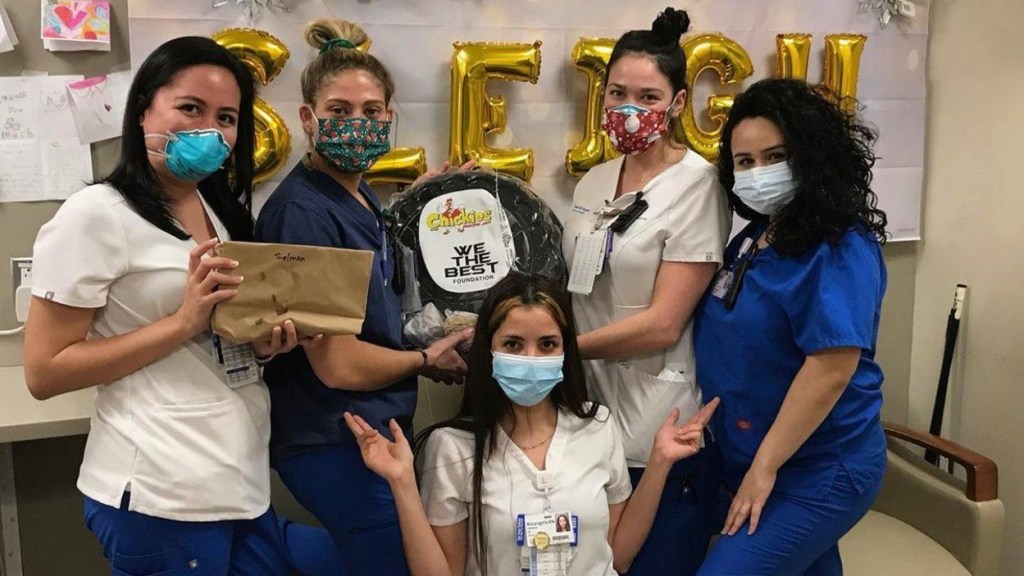 People posing for a photo for the We Be Best Foundation