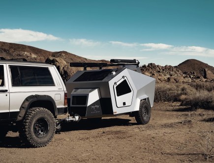 Polydrops Debuts New Space Age Tiny Overland Camper Trailer That People Can Afford