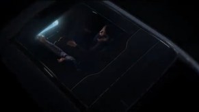 The glass roof of the new Chevy Silverado EV.