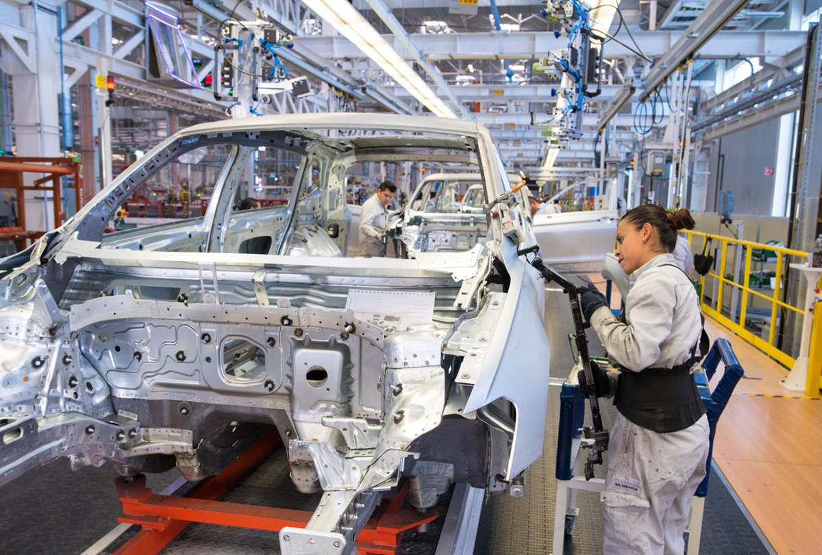 Volkswagen assembly plant in Mexico