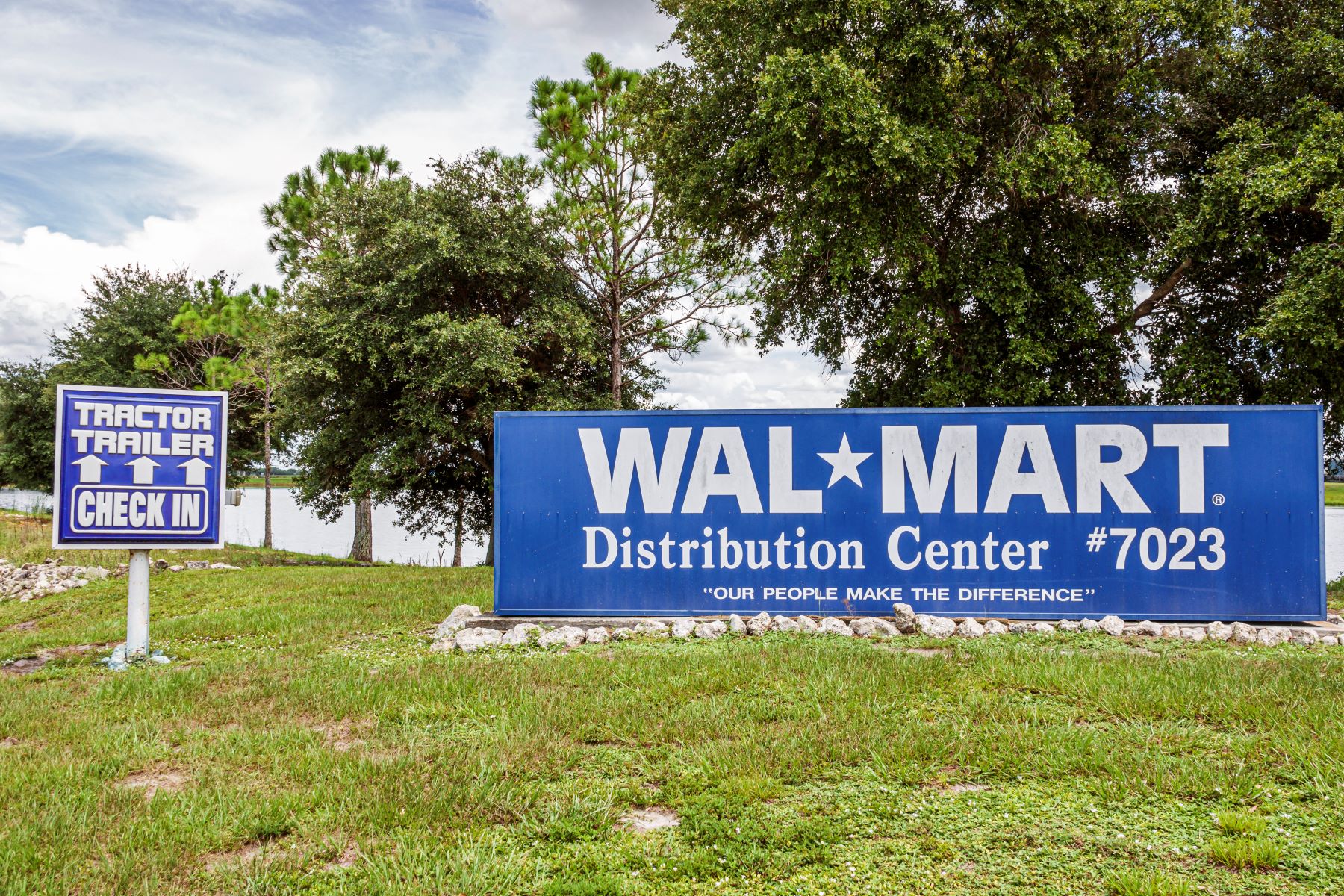 A Walmart distribution center in Arcadia, Florida
