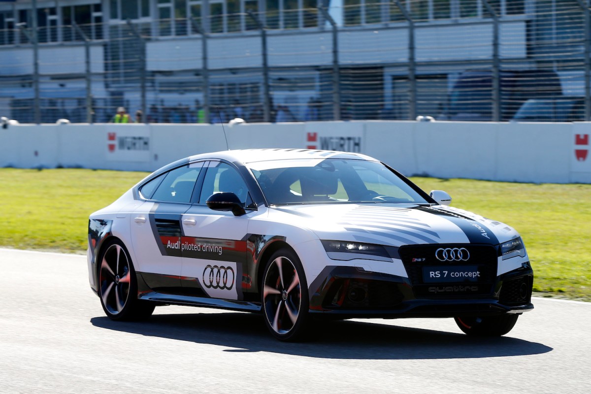 Audi RS7 racing at Hockenheim