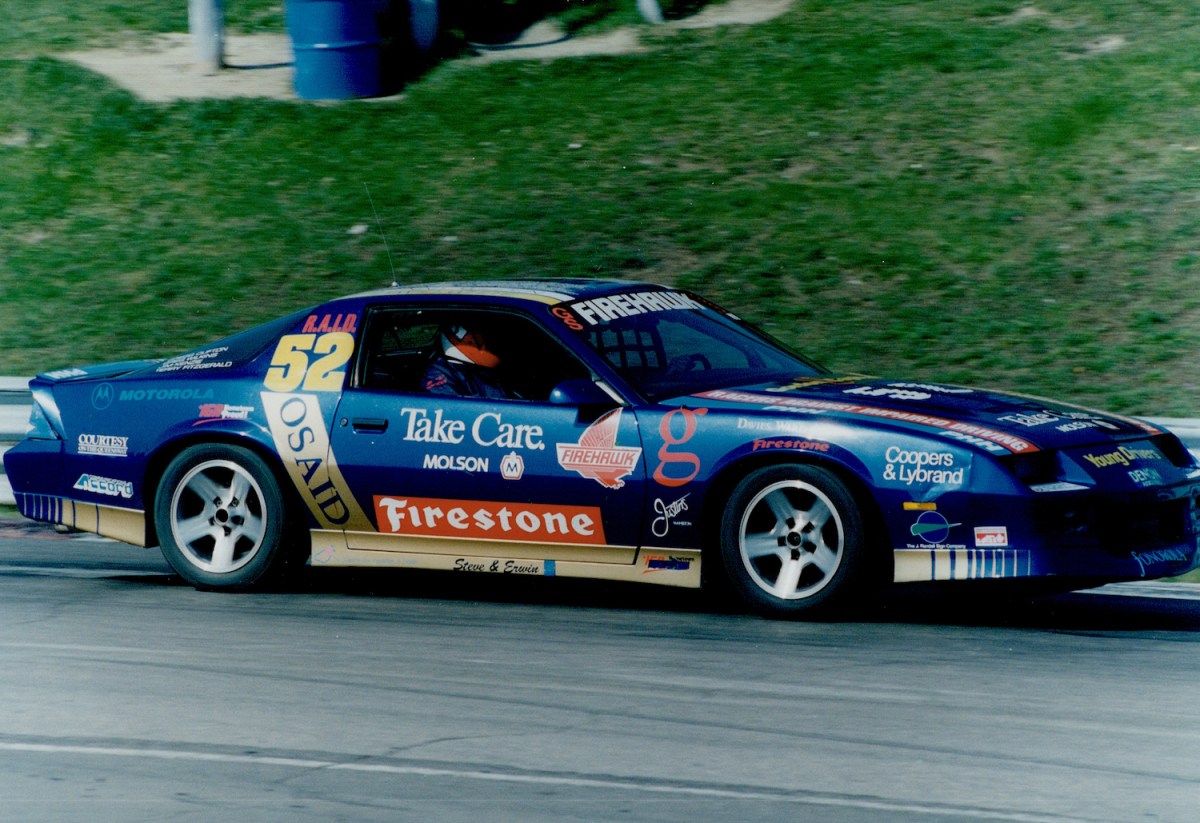 1992 Chevrolet Camaro racing in Canada
