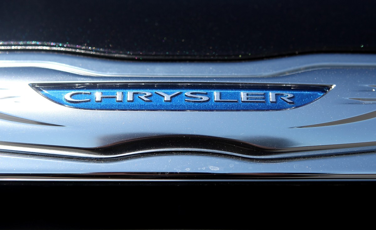 Chrysler logo on a car