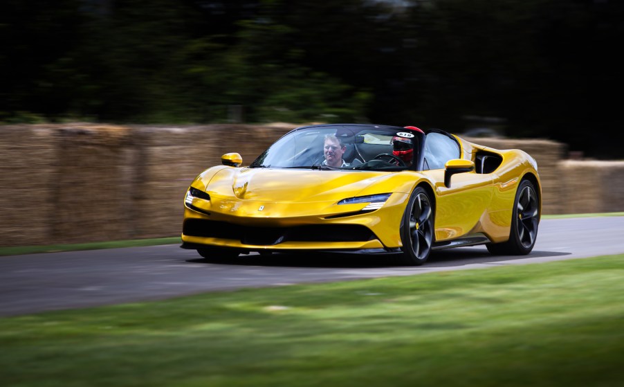 Ferrari SF90 Spider at Goodwood