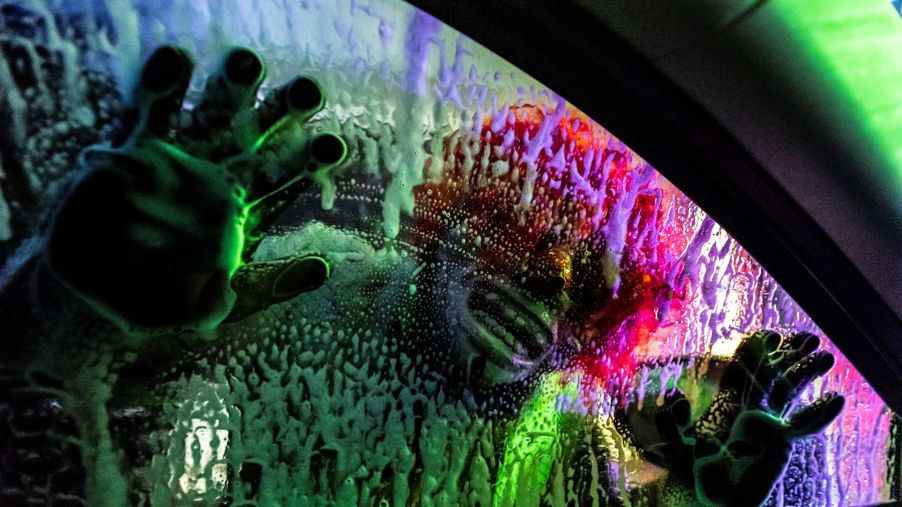 The "Tunnel of Terror" haunted car wash in Huntington Beach, California