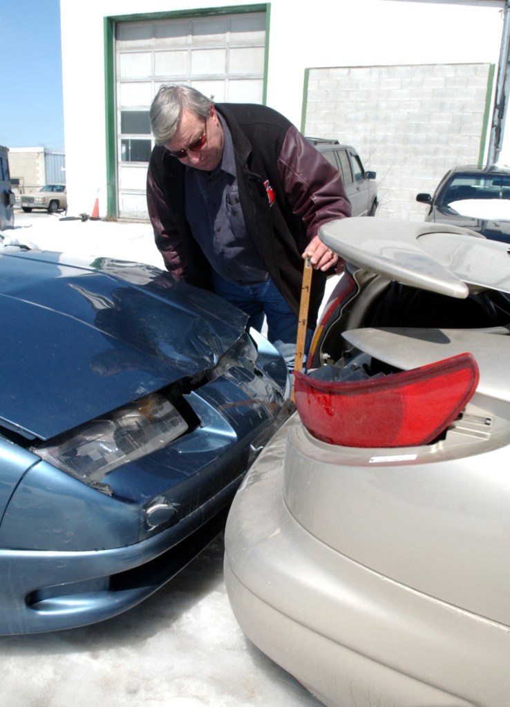This is a set-up to illustrate how Andy Lewkowicz Investigator /Collision Reconstructionist does part of his job when it comes to investigating auto insurance fraud.