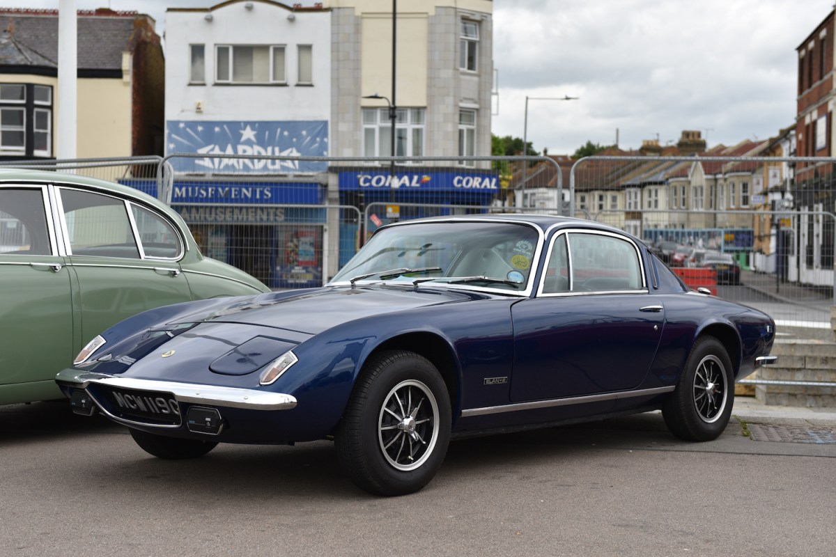 Lotus Elan on display in England