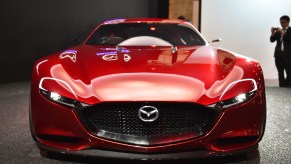 Mazda RX-Vision on display in Tokyo