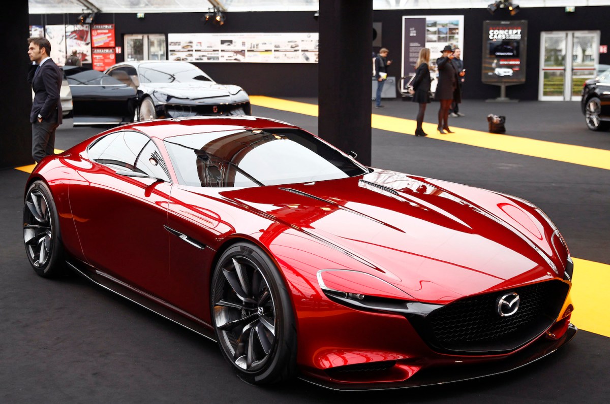 Mazda RX-Vision on display in Paris
