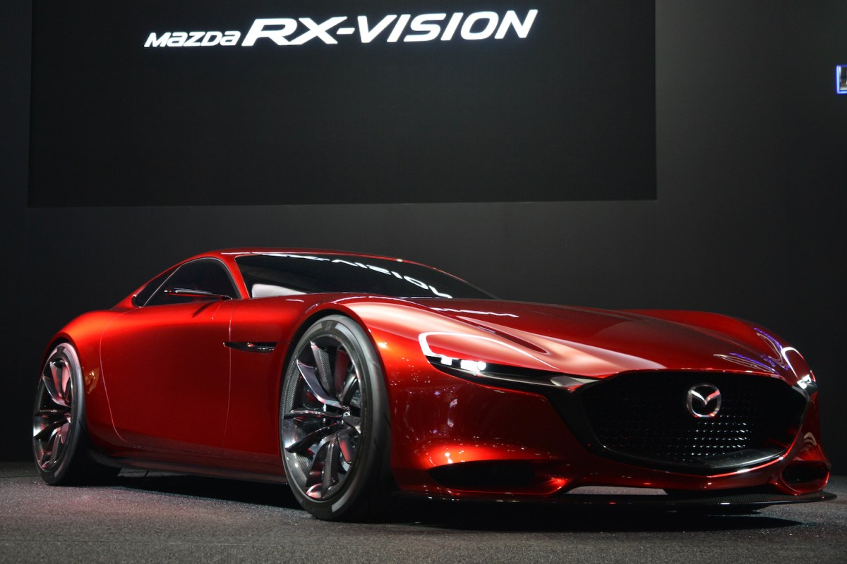 Mazda RX-Vision on display in Tokyo