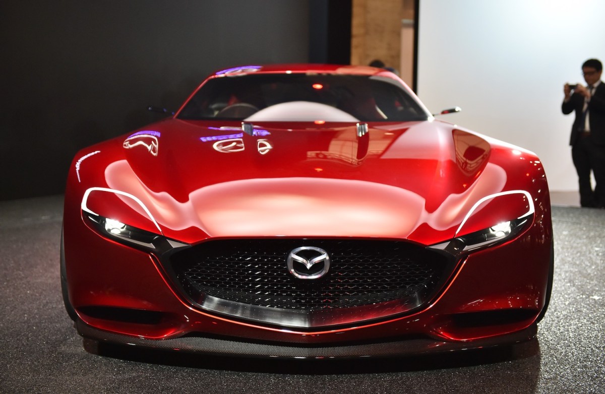 Mazda RX-Vision on display in Tokyo