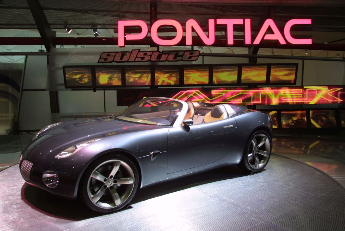 Pontiac Solstice on display in Detroit