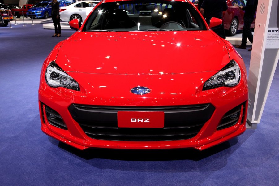Subaru BRZ on display in Chicago