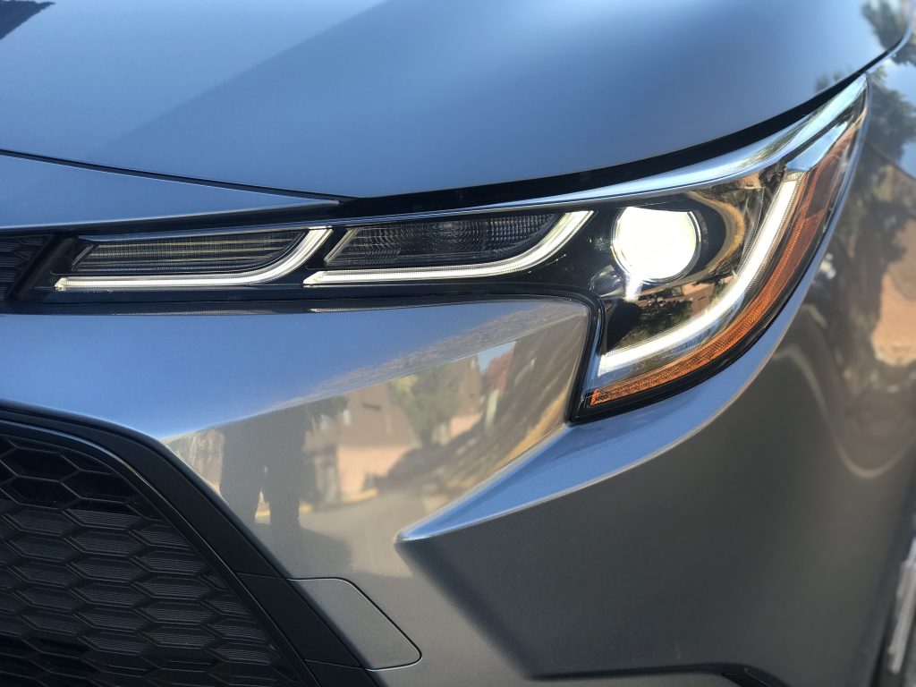 A headlight on the 2022 Toyota Corolla