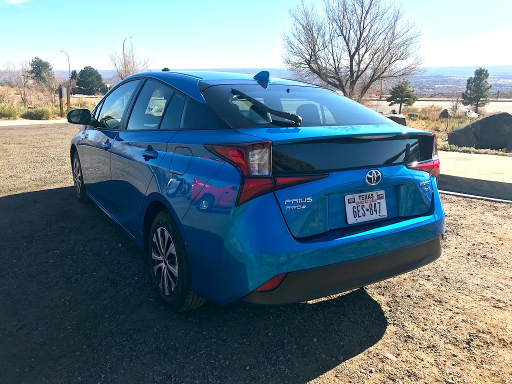 2021 Toyota Prius AWD rear shot