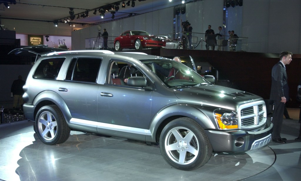 A 2003 model on display at the Detroit Auto Show, it was the first step in the evolution of the Dodge Durango