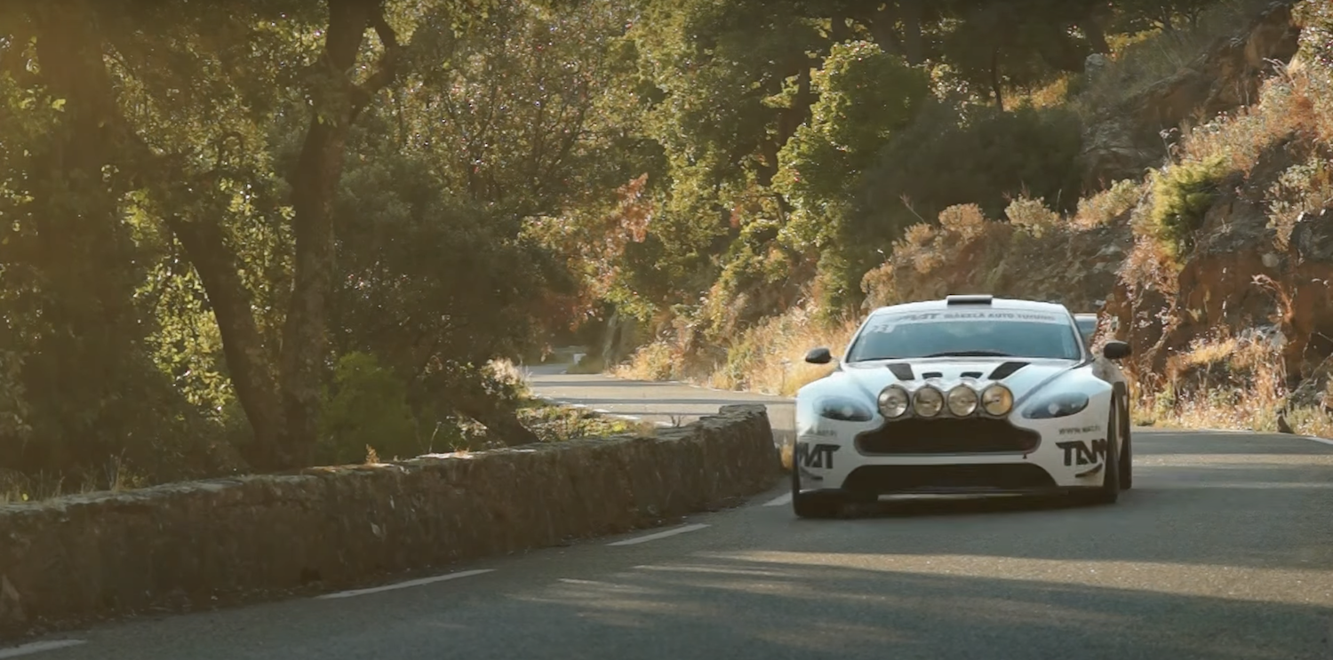 An Aston Martin rally car built on a 2013 Vantage V8 | Checkpoint Rallye Youtube Channel