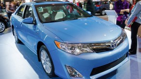 2013 Toyota Camry on display in Toronto