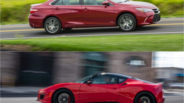 2017 Toyota Camry XSE vs. 2017 Lotus Evora: Different Cars, Same Engine