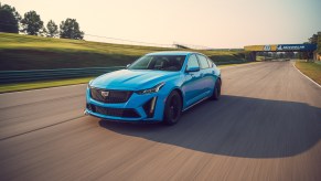 Cadillac CT5-V Blackwing driving on track