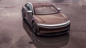 This is the 2022 Lucid Air, the winner of MotorTrend's Car of the Year award. | Lucid