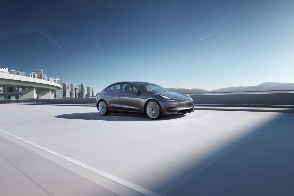 2022 Tesla Model 3 Electric Car