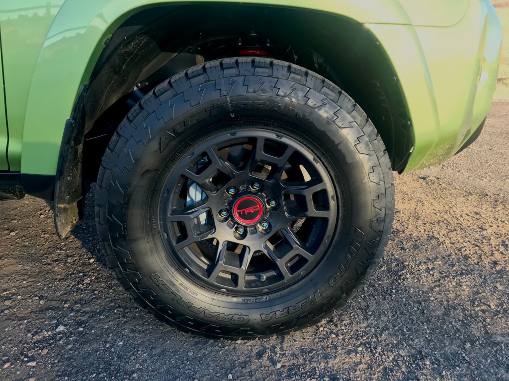 2022 Toyota 4Runner TRD Pro wheel and suspension