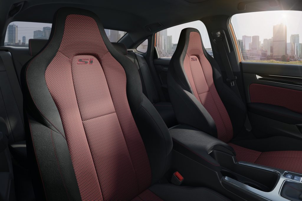 2022 Civic Si front seats