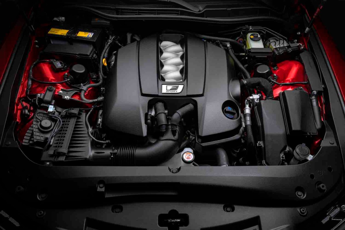 2022 Lexus IS 500 F Sport Performance engine