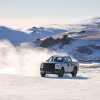 A camouflaged 2023 Ford Ranger drives through the snow in a teaser video from Ford, it'll debut November 24th