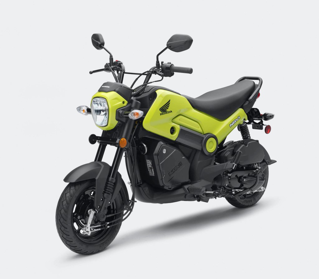 2022 Honda Navi shown in grasshopper green