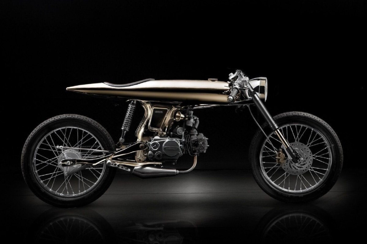 Bandit9 Supermarine Motorcycle Ride Like a Metal Mobula Ray