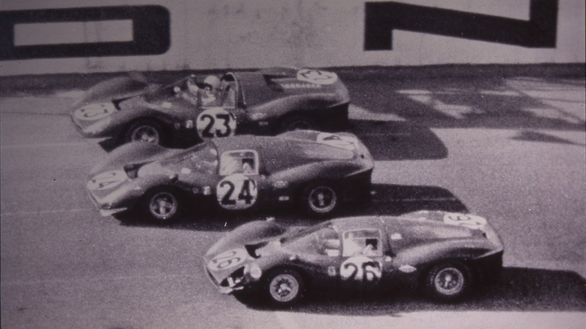 Ferrari winning the 1967 24 Hours of Daytona