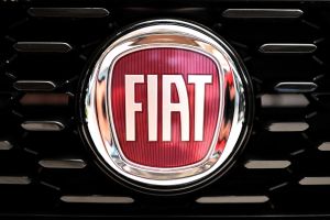 The Fiat automaker brand logo
