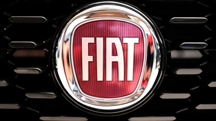 The Fiat automaker brand logo